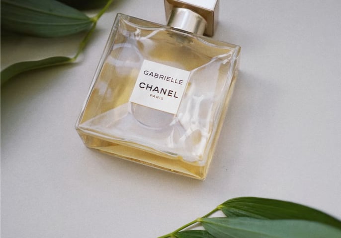 An image of a beautiful luxurious perfume from Chanel.